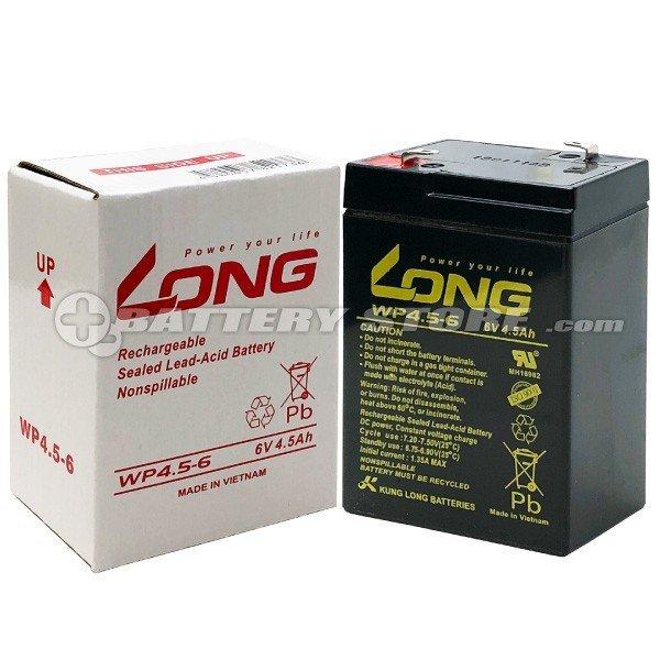 乗用玩具 WP4.5-6（産業用鉛蓄電池） 新品 LONG 長寿命・保証書