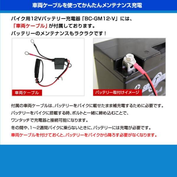 バイク バッテリー バイク充電器(チャージャー)専用 車両ケーブル3本セット バッテリー充電器対応 スーパーナット 星乃充電器 オプティメート4デュアル 対応｜batterystorecom｜18