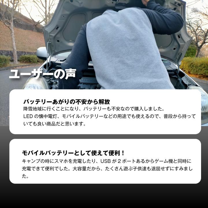 SUPER NATTO（スーパーナット） ジャンプスターター 12V車両 急な