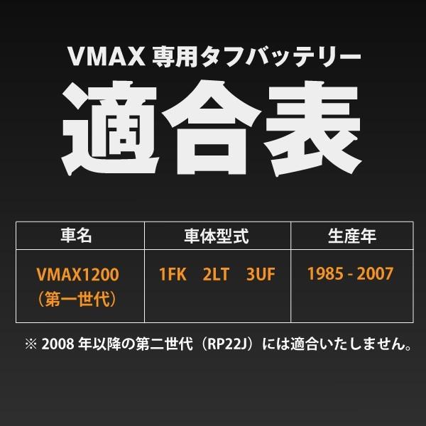 SUPER NATTO（スーパーナット） バイク用バッテリー VMAX専用タフ