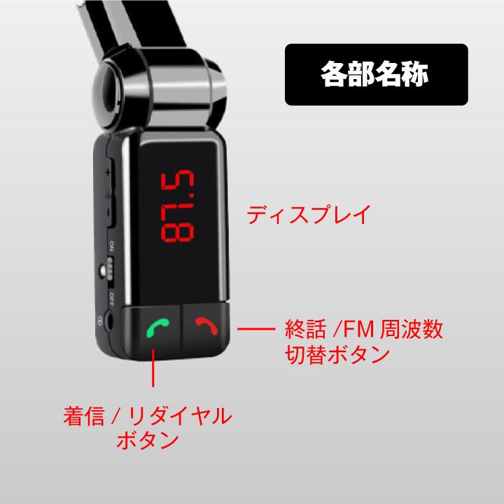 FMトランスミッター ドライブレコーダー セット Bluetooth対応