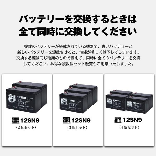UPS(無停電電源装置) 12SN9 お得 2個セット 純正品と完全互換 安心の