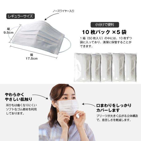 SUPER NATTO（スーパーナット） 不織布 マスク 50枚セット 大人用