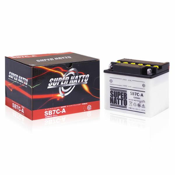 SUPER NATTO バイク用バッテリー SB7C-A YB7C-A互換 コスパ最強 GM7CZ