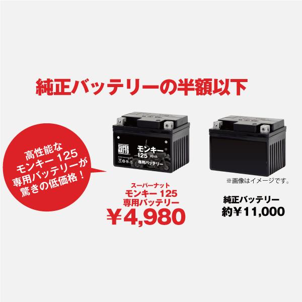 SUPER NATTO（スーパーナット） バイク用バッテリー＋充電器セット