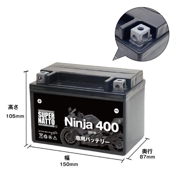 SUPER NATTO（スーパーナット） バイク用バッテリー＋充電器セット