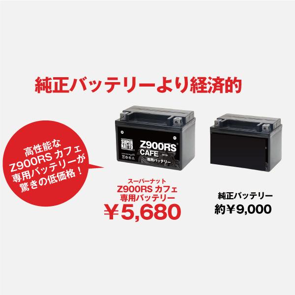 SUPER NATTO（スーパーナット） バイク用バッテリー カワサキ Z900RS
