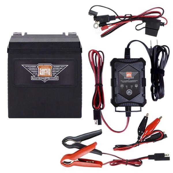 mamatezzaさん専用 SUPER NATTO（スーパーナット） バイク バッテリー 66010-97S 66010