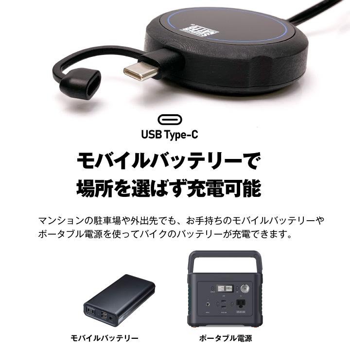 【yさん専用】充電器 SUPER NATTO（スーパーナット） どこでも充電器 + 専用延長ケーブル 1m