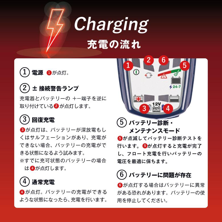【箱なし】オプティメイト3 全自動診断機能付きバッテリー充電器　説明書有り 箱なし】オプティメイト3 全自動診断機能付きバッテリー充電器