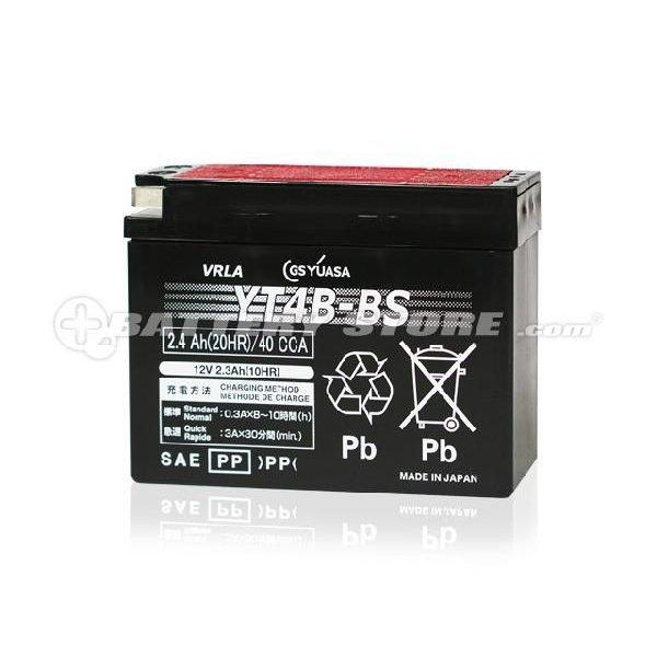 バイク用バッテリー YT4B-BS (ST4B-5 GT4B-5 FT4B-5に互換) GS