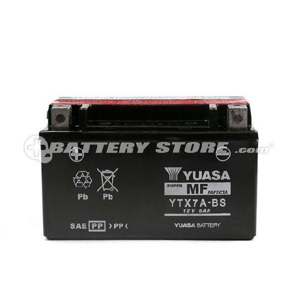 バイク用バッテリーYTX7A-BS(密閉型)ユアサ(YUASA)