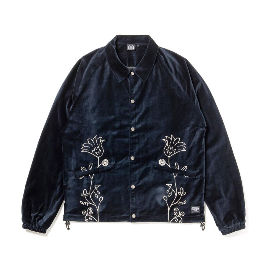 430 FOURTHIRTY フォーサーティー VELOUR COACH JACKET 25-002 430 FOURTHIRTY フォーサーティー VELOUR COACH JACKET 25-002