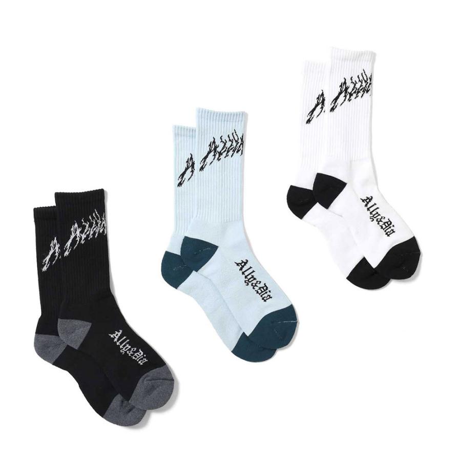 Ally Dia アリーアンドダイア Logo Socks Ad22ss004 ソックス 靴下 メンズ ブランド ストリート ストリート系 人気 デザイン おしゃれ コーデ Ally 15 Battleline 通販 Yahoo ショッピング