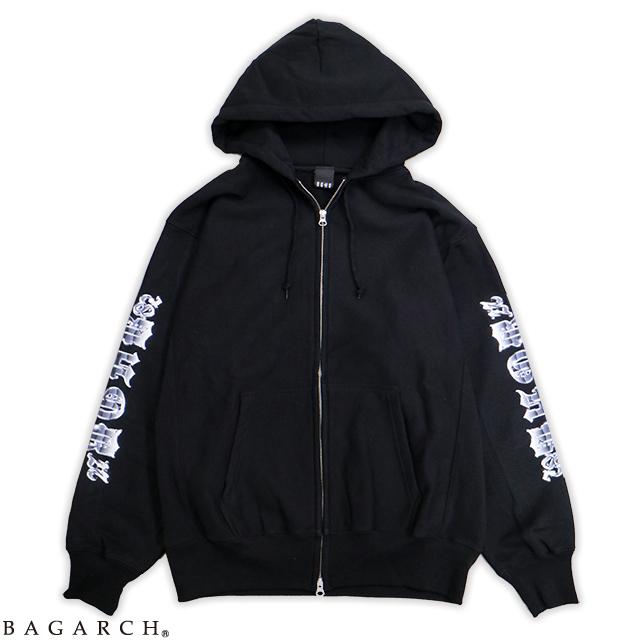 BAGARCH バガーチ Zip up Parka Tops クロム ジップ フーディー CHROME  