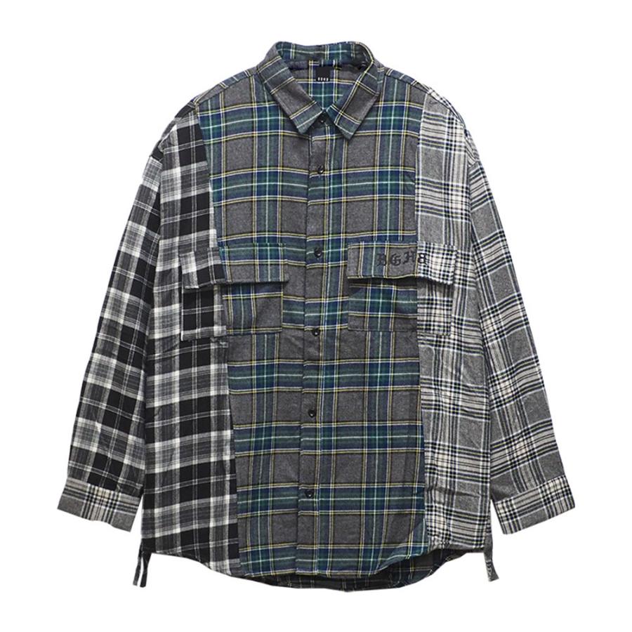BAGARCH バガーチ MULTI CHECK SHIRTS BH-1571 チェックシャツ シャツ 