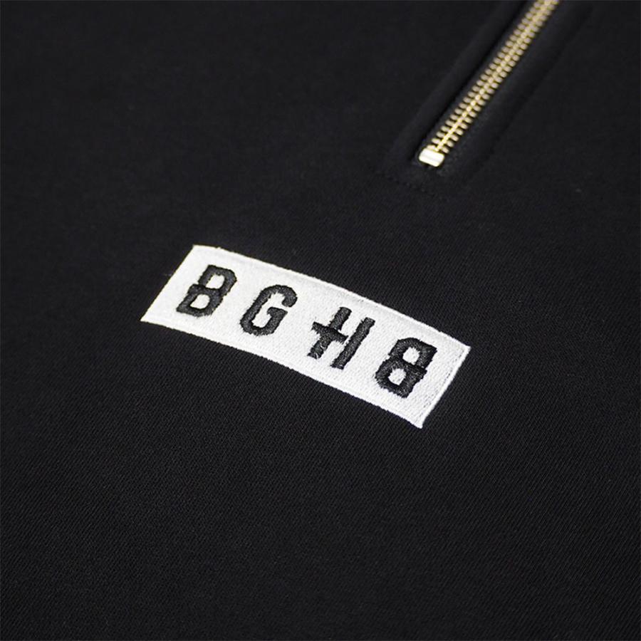 BAGARCH（バガーチ） HALF ZIP BOX LOGO SWEAT BH-1582 ハーフジップ 