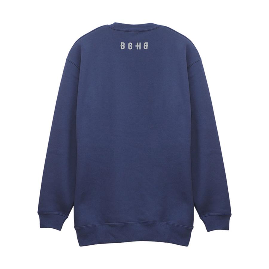 BAGARCH バガーチ EMBOSS CROSS SWEAT BH-1588 スウェット トレーナー 