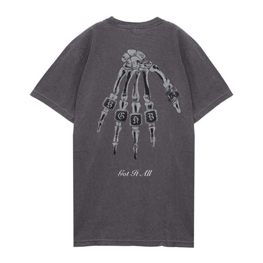 BAGARCH バガーチ PHALANGES-TS BH-1622 Tシャツ 半袖 AKYB GOT IT ALL インスパイア ヴィンテージ風 スカル 骸骨｜battleline-web｜06