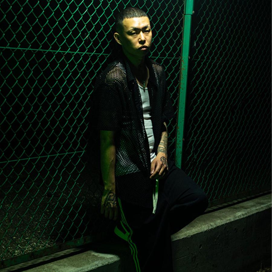 BAGARCH（バガーチ） NET SHIRTS BH-1629 シャツ 半袖 メッシュ素材
