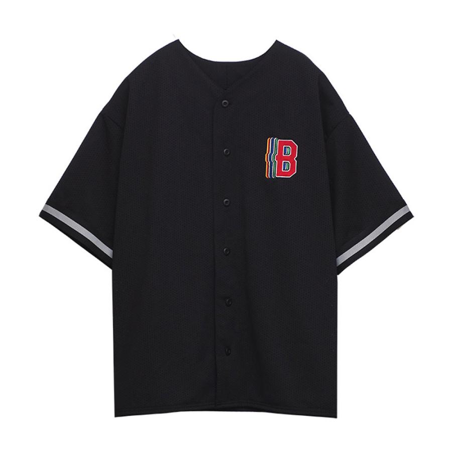 BGHB バガーチ　ストライプ ボタンアップシャツ BAGARCH（バガーチ） BGHB BASEBALL SHIRTS BH-1630 ベースボール
