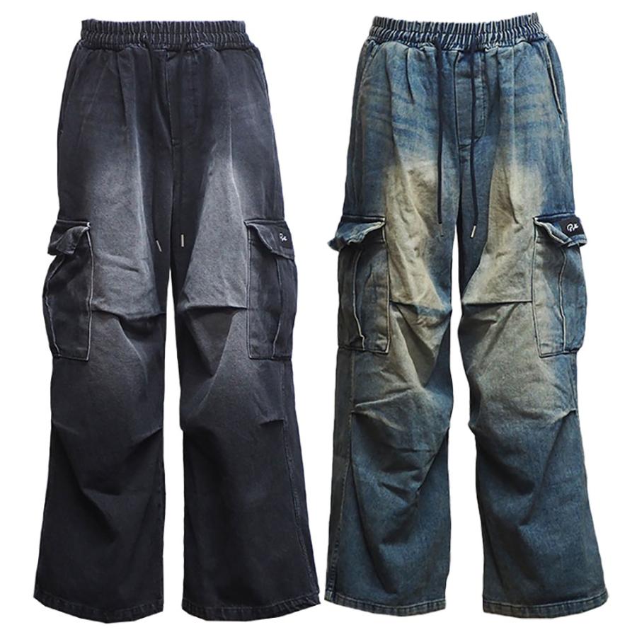BAGARCH バガーチ DRAWSTRING BAGGY DENIM PANTS BH-1660 バギー BAGARCH バガーチ DRAWSTRING BAGGY DENIM PANTS BH-1660 バギー