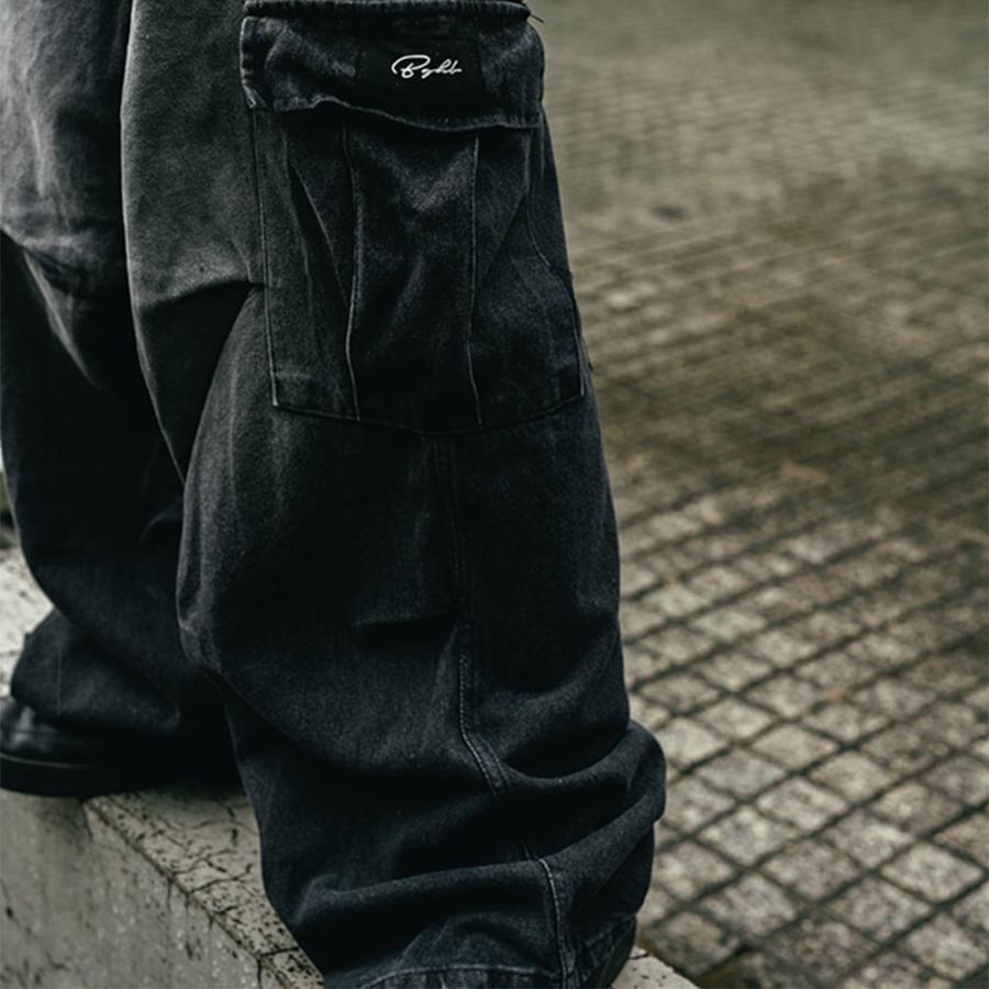 BAGARCH バガーチ DRAWSTRING BAGGY DENIM PANTS BH-1660 バギー BAGARCH バガーチ DRAWSTRING BAGGY DENIM PANTS BH-1660 バギー