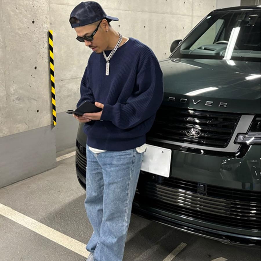 BAGARCH（バガーチ） KNIT PULLOVER BH-1680 ローゲージニット 