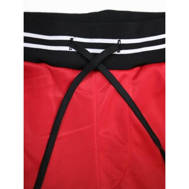 AK-69 バガーチ × ラッセルノ サイドライン トラックパンツ レッド L5 新品 AK-69 バガーチ × ラッセルノ サイドライン トラックパンツ