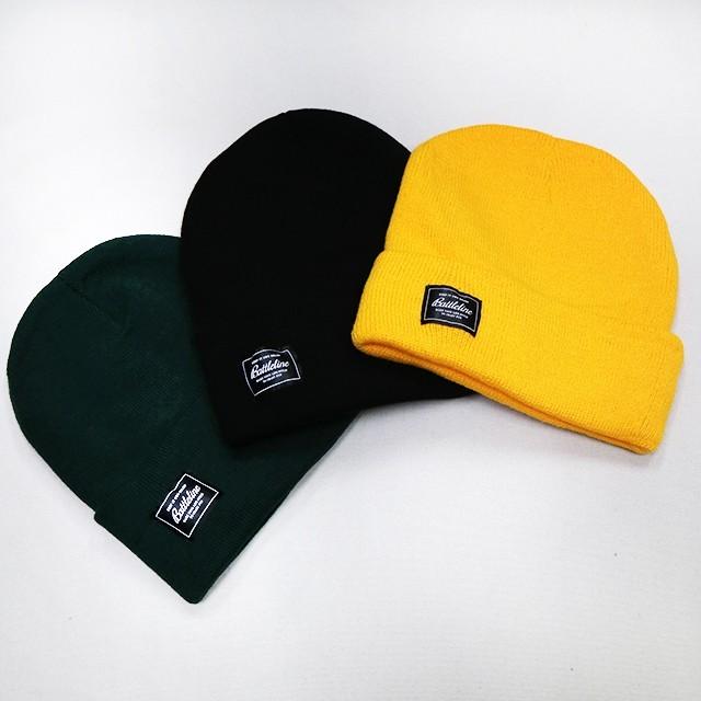 Battleline バトルライン Beenie ニット帽 ビーニー Double Type Knit Cap ストリートファッション ストリート系 Battleline 309 Battleline 通販 Yahoo ショッピング