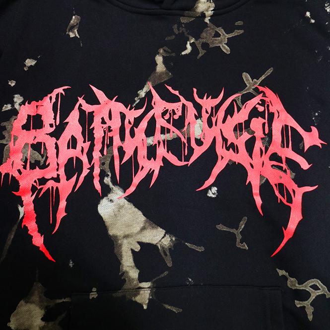 Battleline Battle Line バトルライン Hoody ブリーチド プルオーバー パーカー Bleached Pullover Parka Scratchy Logo ストリート系 おしゃれ かっこいい Battleline 351 Battleline 通販 Yahoo ショッピング