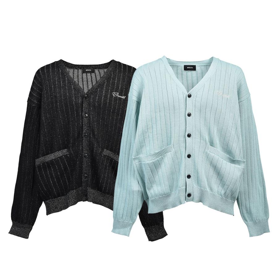 BADHOP Breath カーディガン BREATH ブレス SCRIPT LOGO KNIT CARDIGAN BR26SS-N3001 ニット
