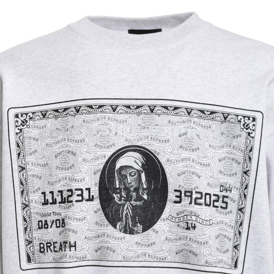 BREATH ブレス BLACK CARD CREW NECK SWEAT 23211772005 スウェット  