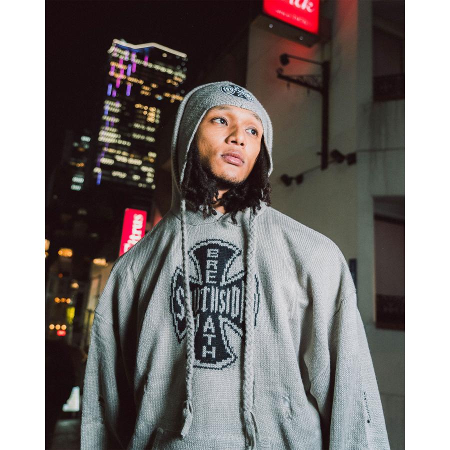 BREATH ブレス SOUTHSIDE CROSS DAMAGE MOHAIR HOODIE BR25AW-N3010