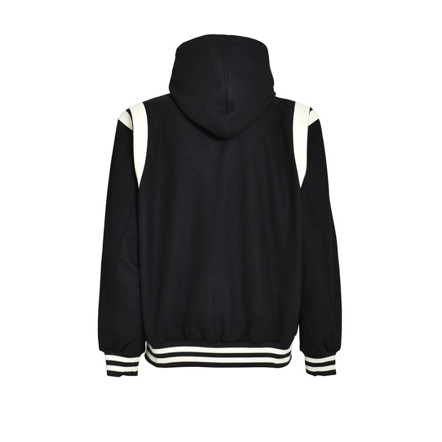 BREATH ブレス ARCH LOGO HOODED VARSITY JACKET BR25AW-O0007