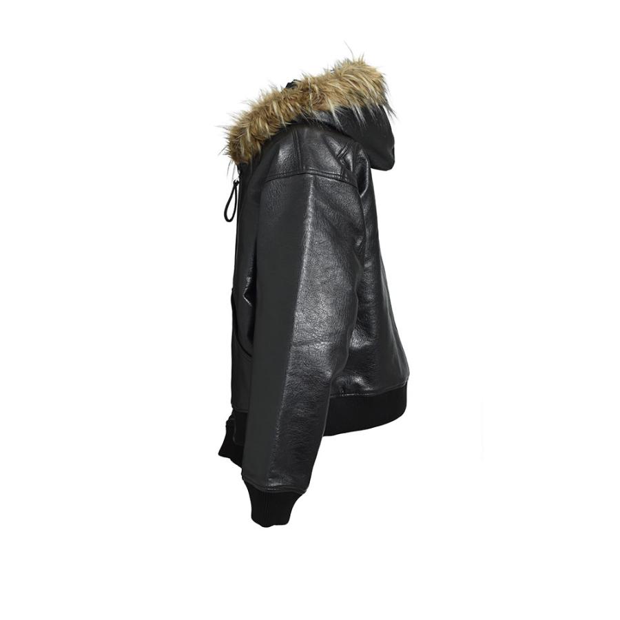 BREATH ブレス FAUX LEATHER FUR HOODED JACKET BR25AW-O0010 ファー