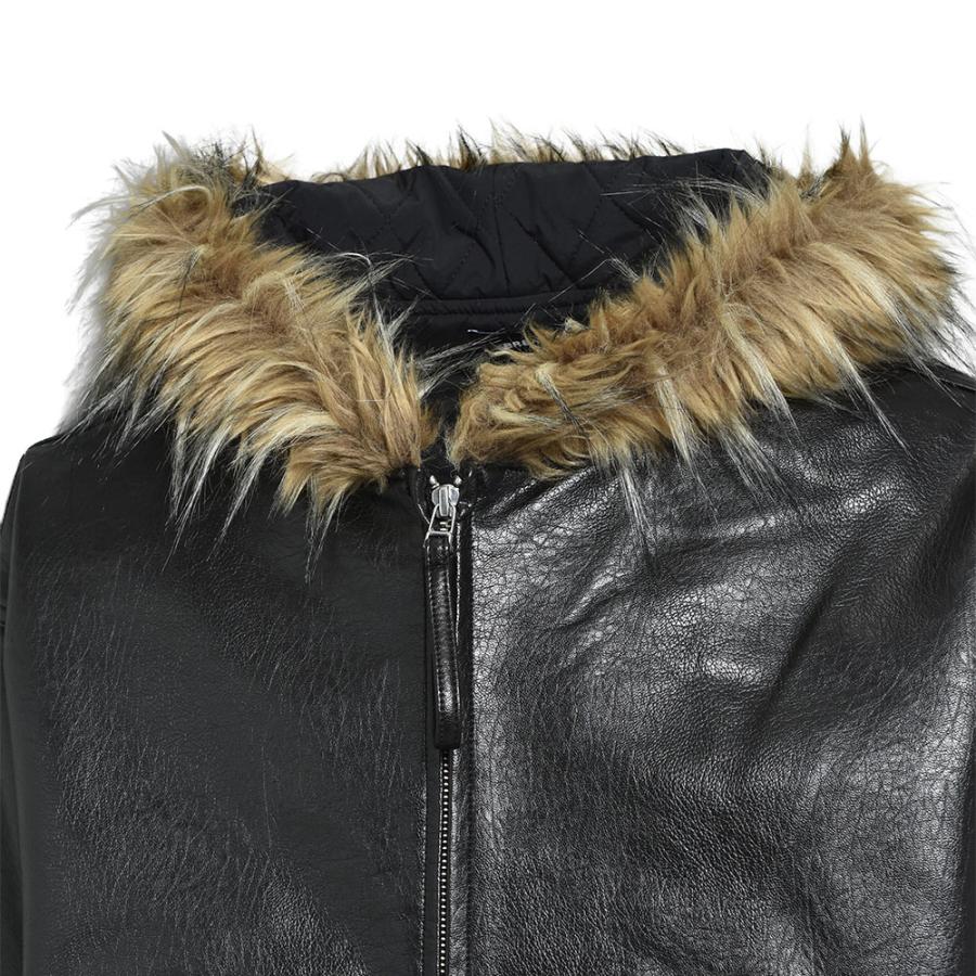 BREATH ブレス FAUX LEATHER FUR HOODED JACKET BR25AW-O0010 ファー