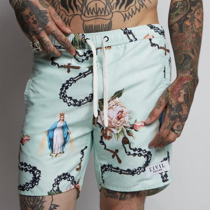 CIVIL CIVIL REGIME シヴィル シビルレジーム ロザリオスイムショーツ Rosary Swim Shorts 19CV