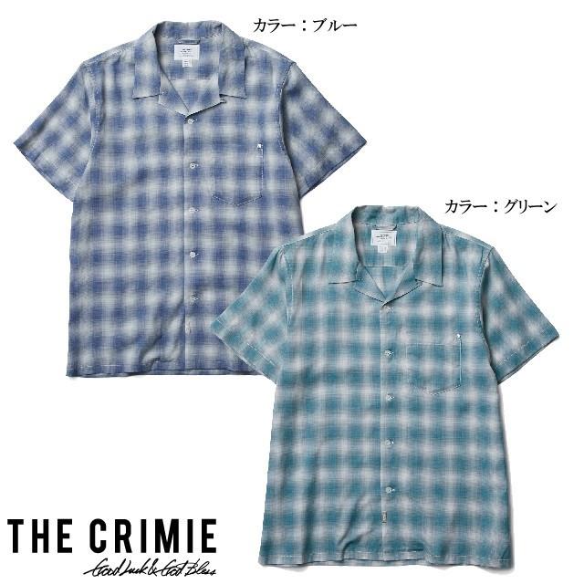 Crimie クライミー S S Shirts レーヨン半袖チェックシャツ Open Rayon Short Check Shirt C1k1 Sh07 西海岸 アメリカンカジュアル Street おしゃれ かっこいい Sagaretxe Net