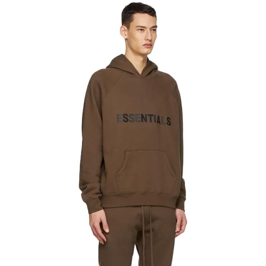 関税送料込【FEAR OF GOD】ロゴ フーディ FEAR OF GOD ESSENTIALS ロゴ パーカー | グレー | FARFETCH JP