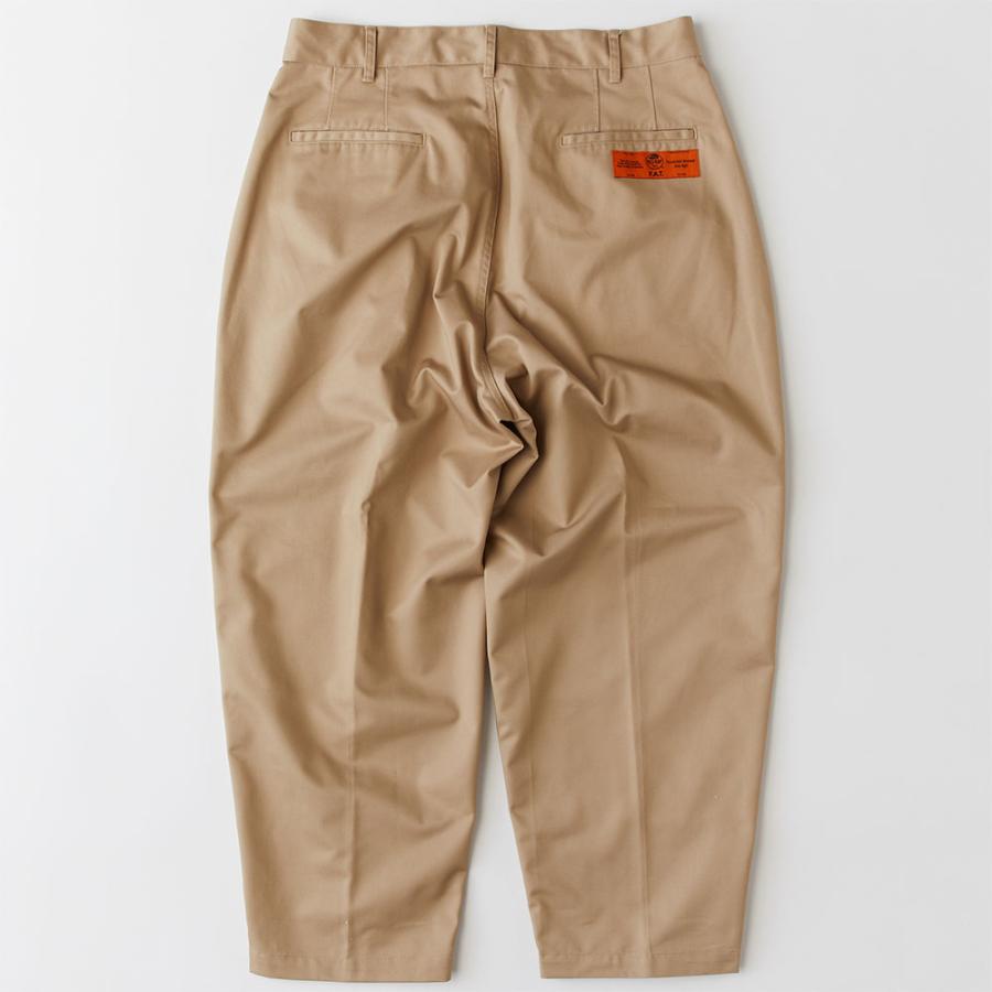 FAT エフエーティー REDKAP/BIGKAP ワイドチノパンツ