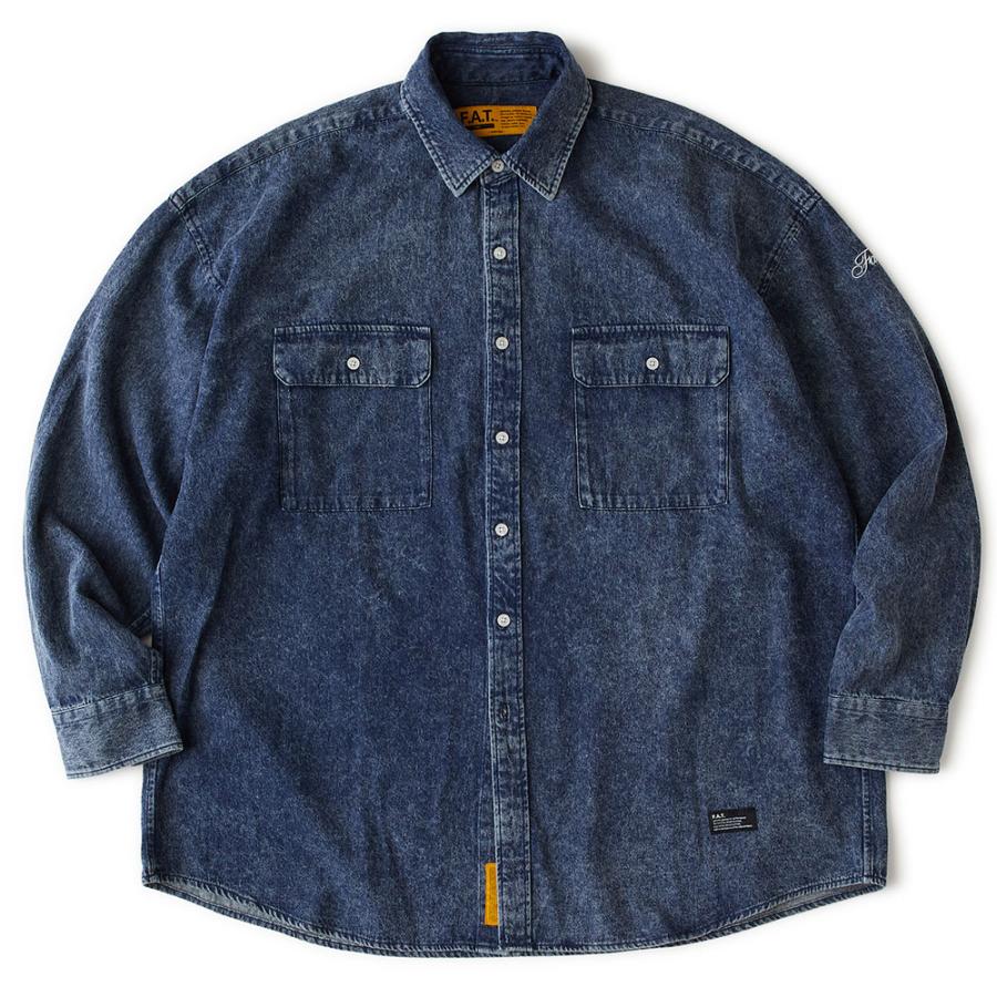 FAT エフエーティー DENIFORM F32520-SH08 デニムシャツ ワークシャツ 