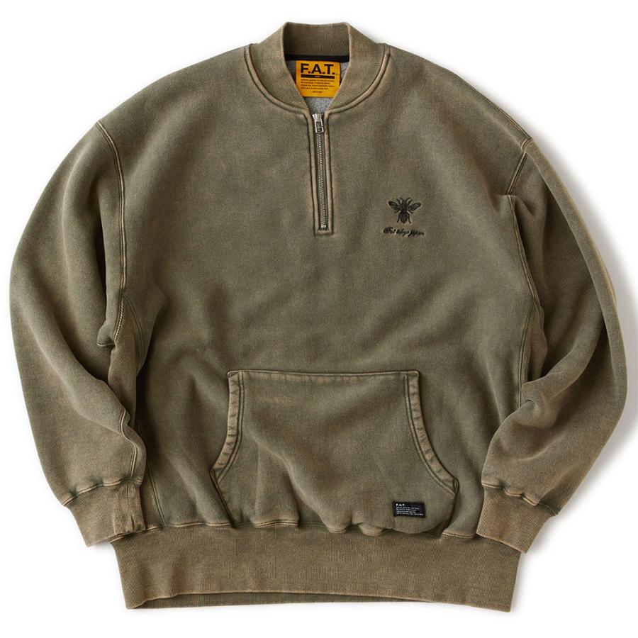 FAT エフエーティー FACID.HALF F32610-SW09 ハーフジップスウェット