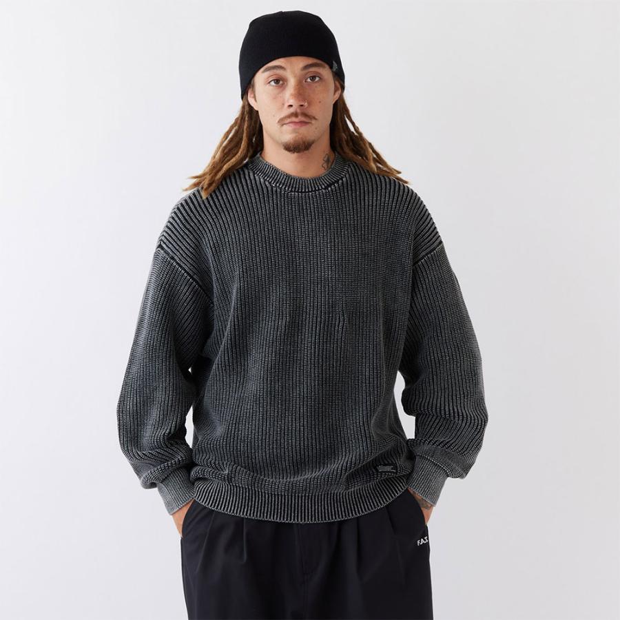 FAT エフエーティー RIBMENT F32610-KN01 クルーネックニット セーター