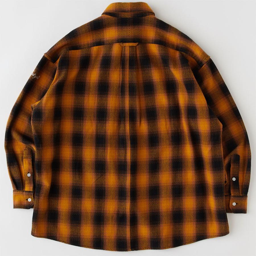 FAT エフエーティー SHADOWBONE F32310-SH04 col.YELLOW&BLUE シャツ