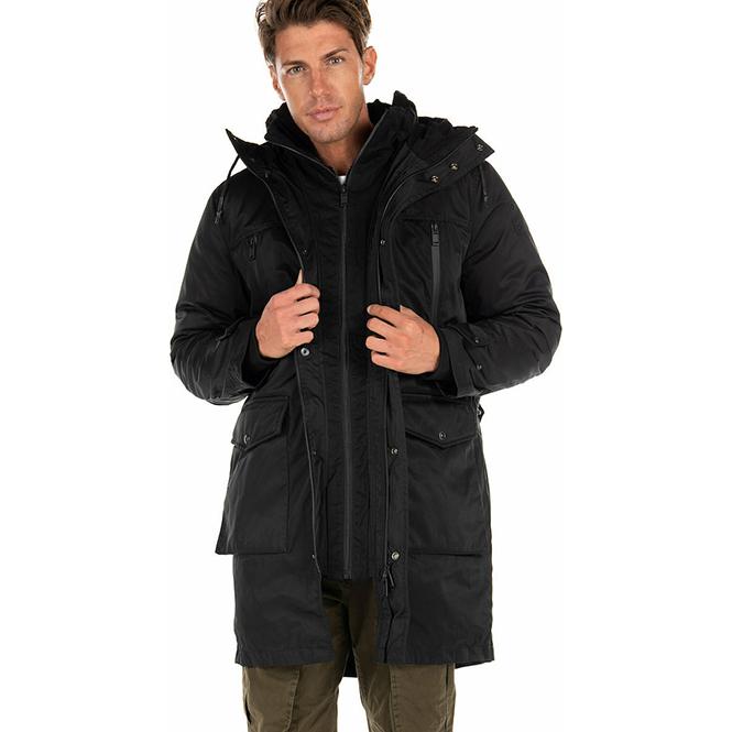 GABBA ガッバ ギャバ Hooded JKT メルトン ダブル ジャケット  