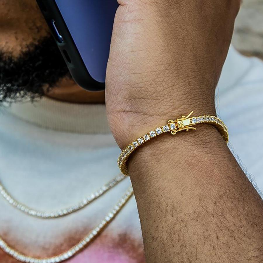 GoldenGilt ゴールデンギルト 2.5mm Tennis Bracelet ブレスレット 