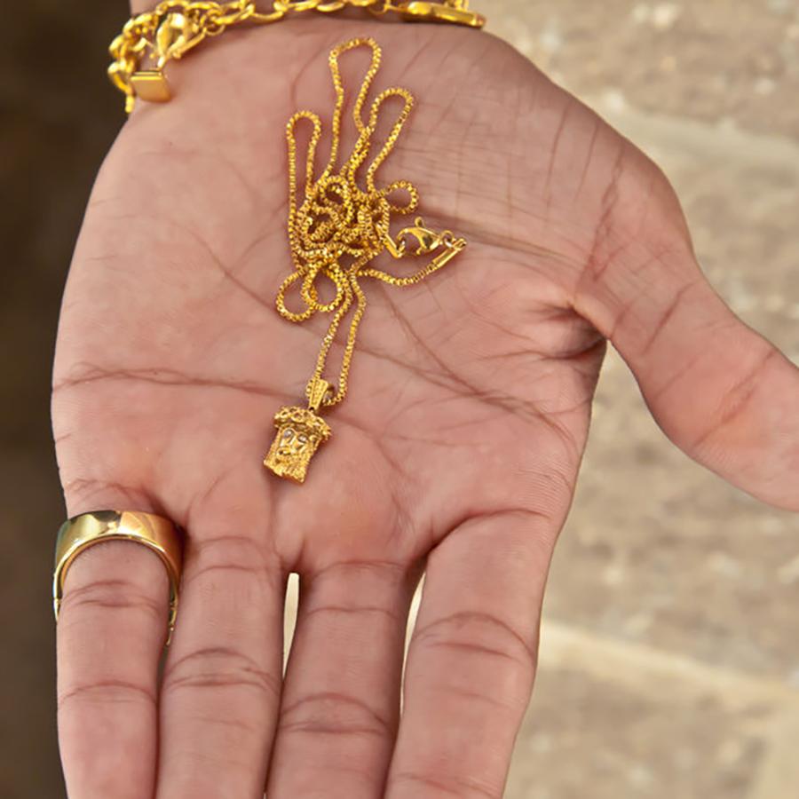 GoldenGilt ゴールデンギルト Mini Jesus ネックレス チェーン 