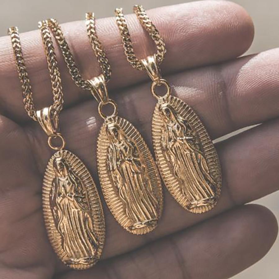 GoldenGilt ゴールデンギルト Virgin Mary Pendant ネックレス 
