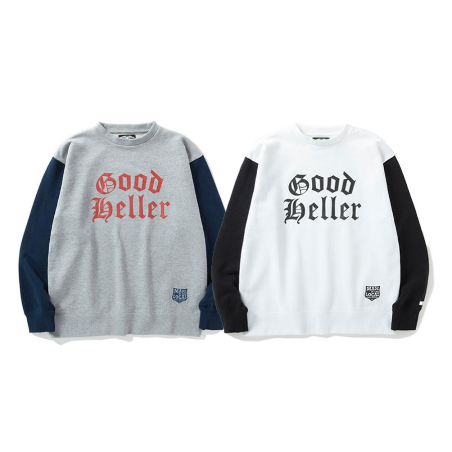 Good Heller グッドヘラー TWO TONE CREW NECK SWEAT GH-23SS009 
